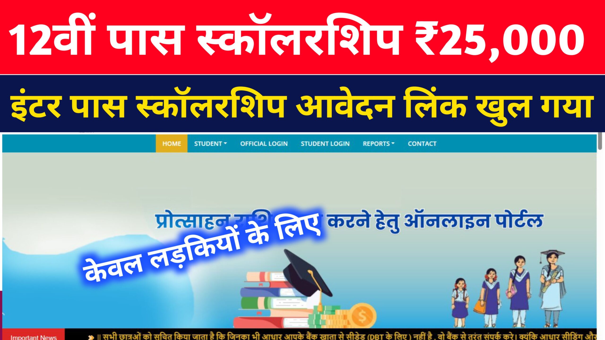 Apply Now 12th Pass Scholarship 2025: