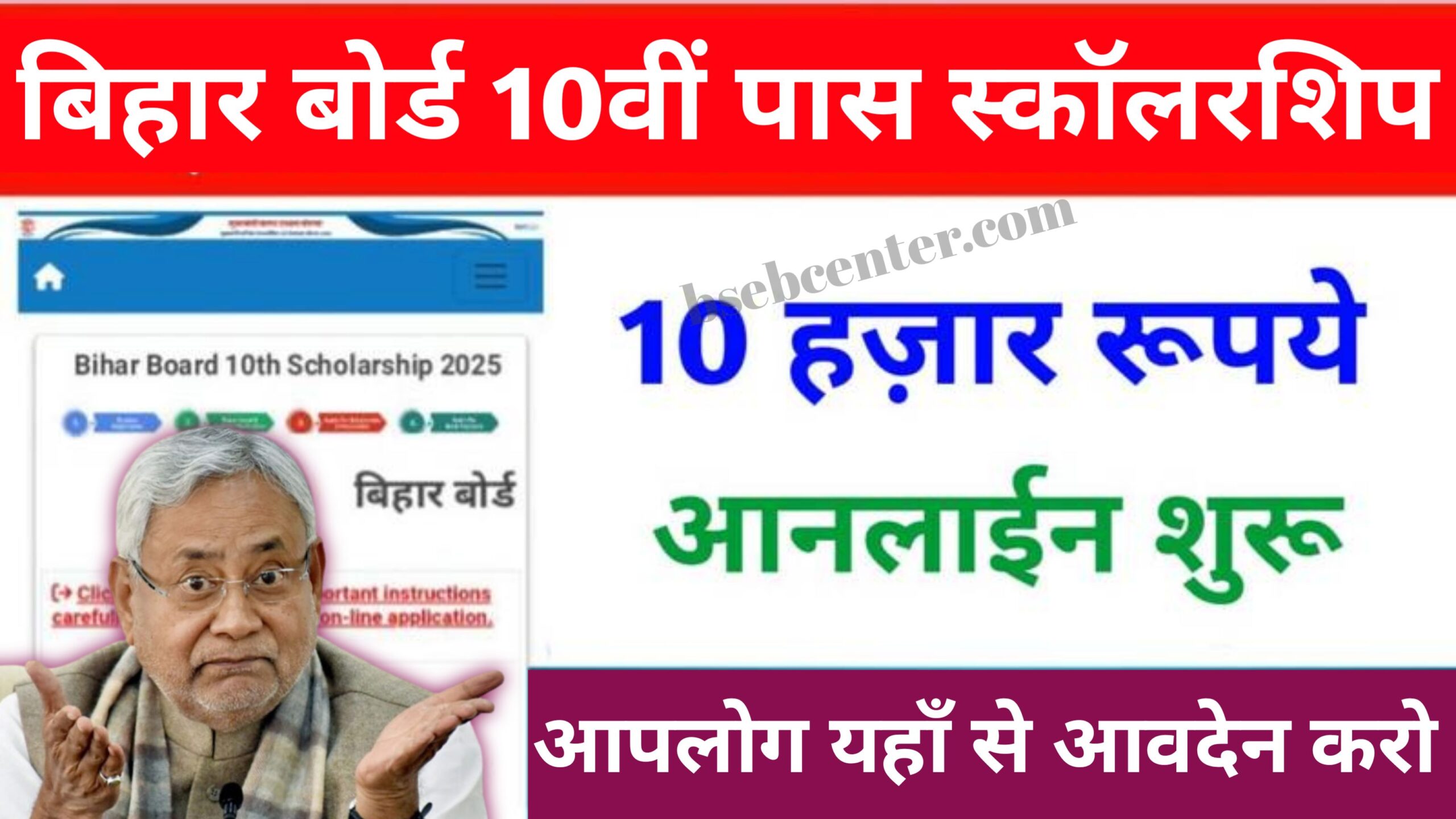 Bihar Board Matric Scholarship 2025: