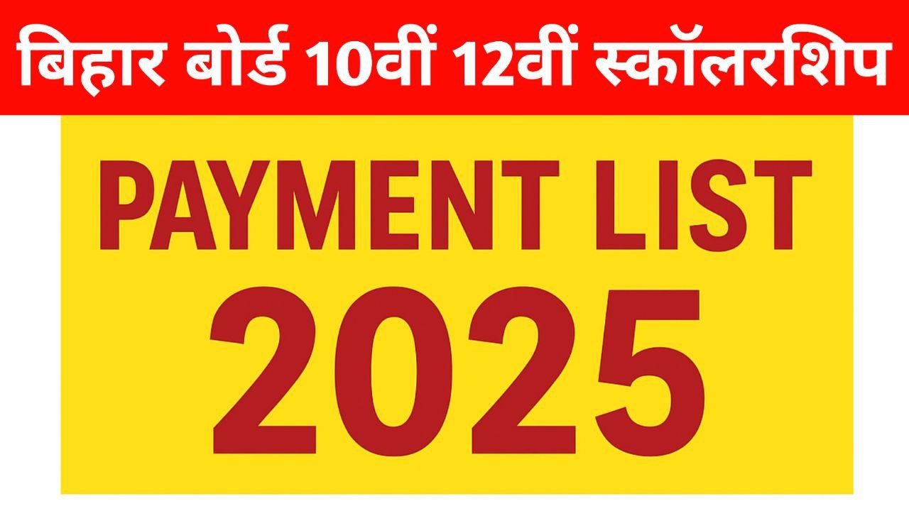 Matric Inter Pass Scholarship Payment List 2025: