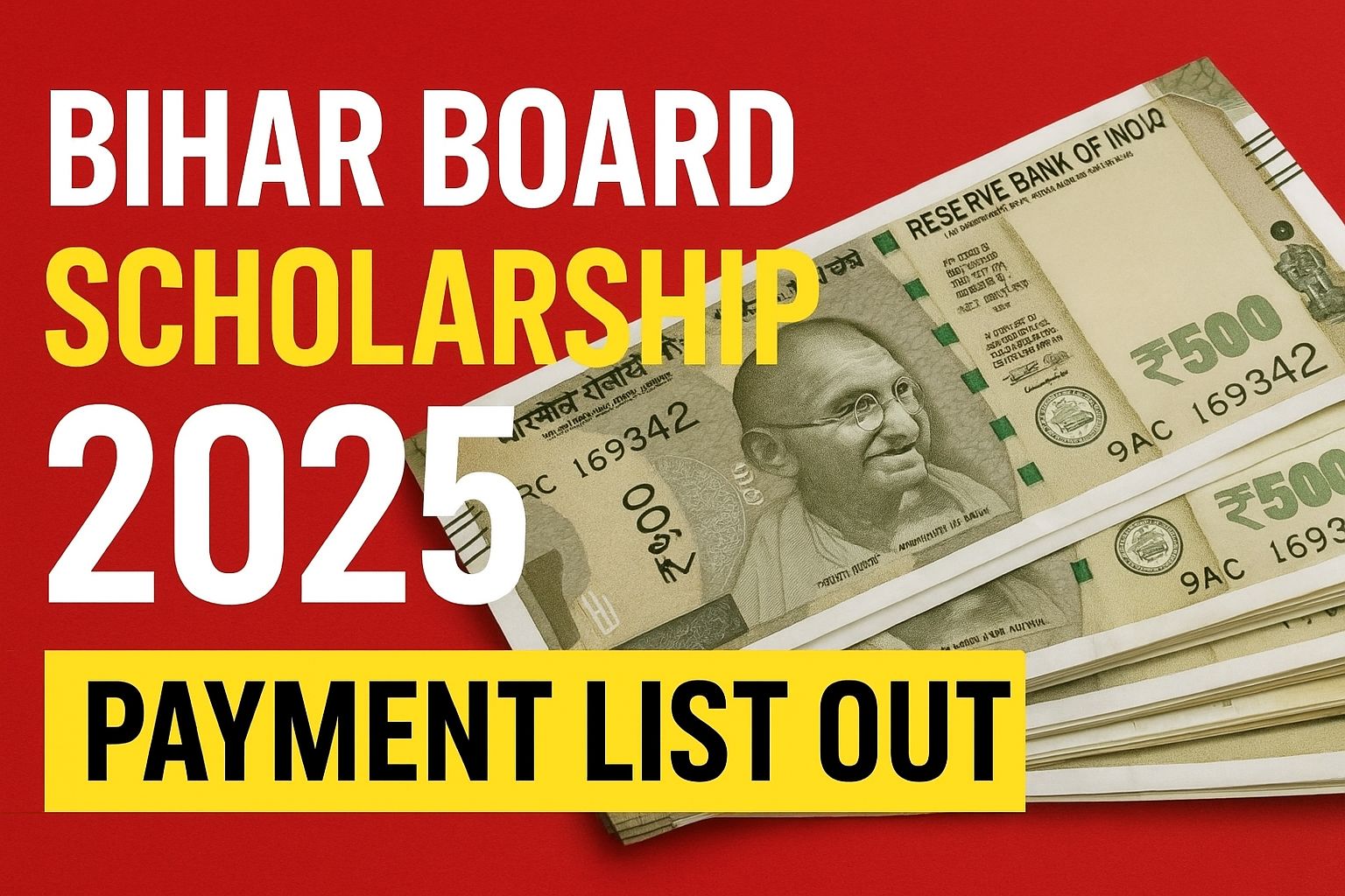Bihar Board Scholarship 2025 Payment List Out: