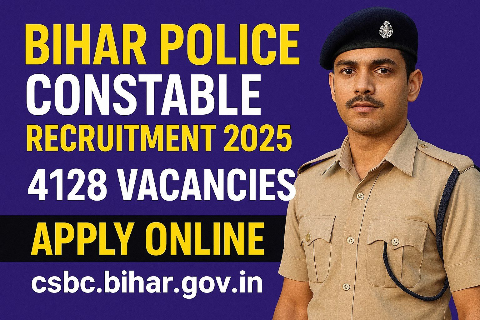Bihar Police Constable Recruitment 2025: