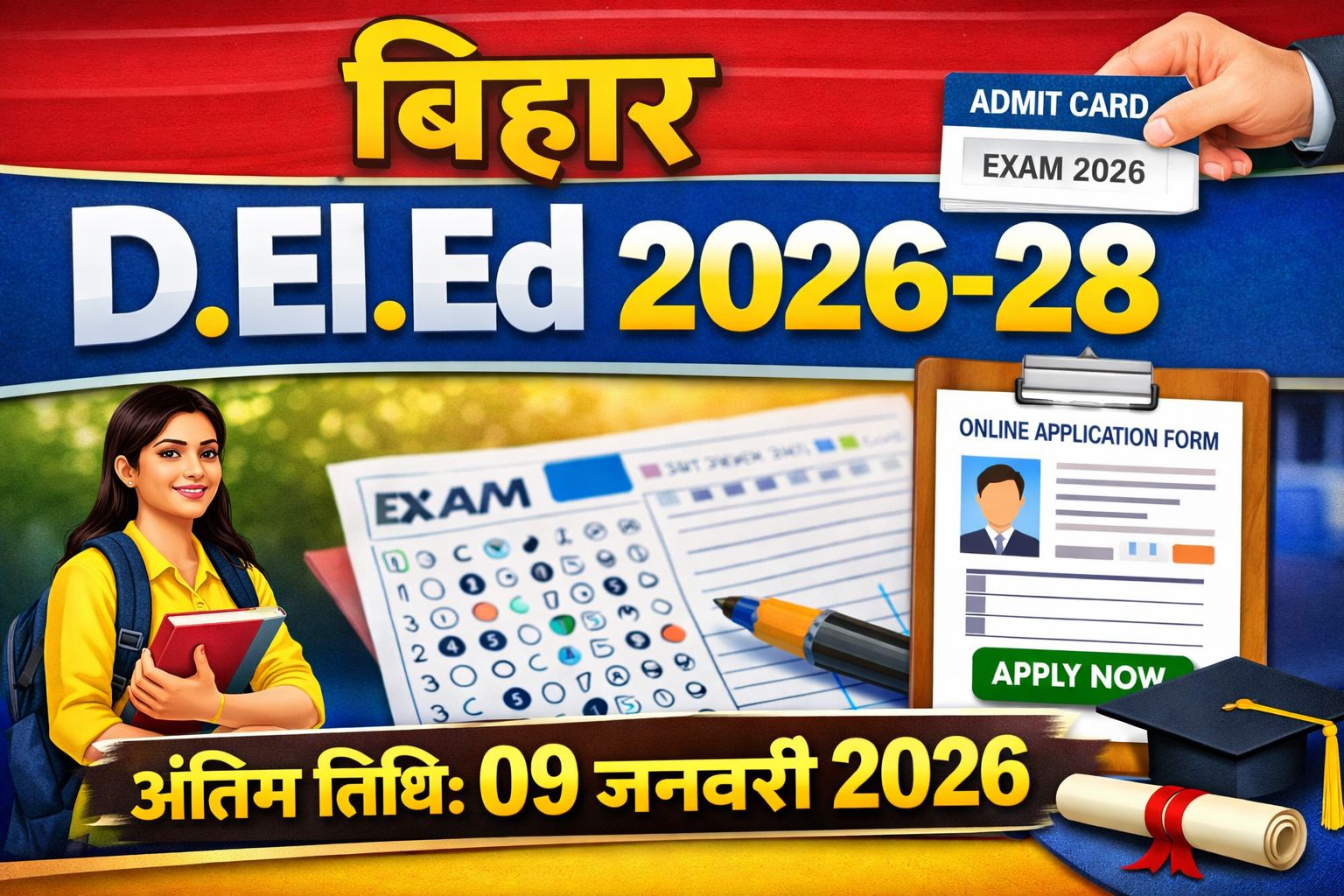 Bihar DELED Admission 2026: